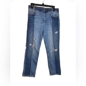 Free people retro jeans. SZ 29 inseam 27”skinny or straight 8 1/2”